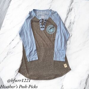 WOMEN'S UNC JERSEY STYLE SHIRT - PRESSBOX BY ROYCE APPAREL SIZE XL